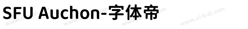 SFU Auchon字体转换